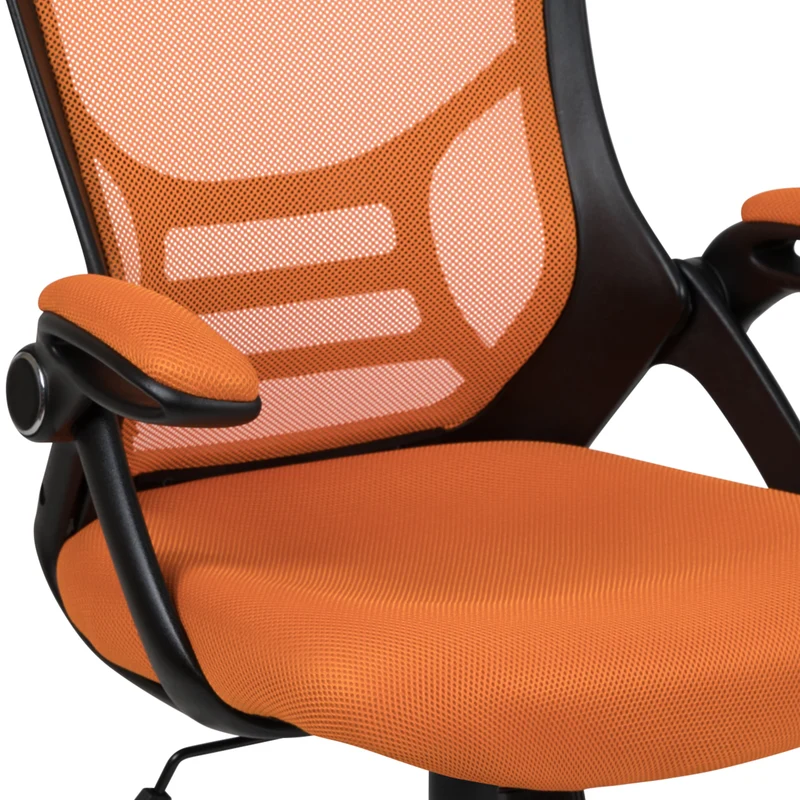 High Back Mesh Ergonomic Office Chair with Flip-up Arms