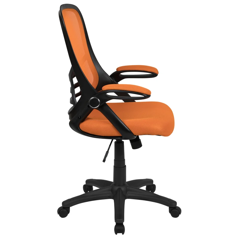 High Back Mesh Ergonomic Office Chair with Flip-up Arms