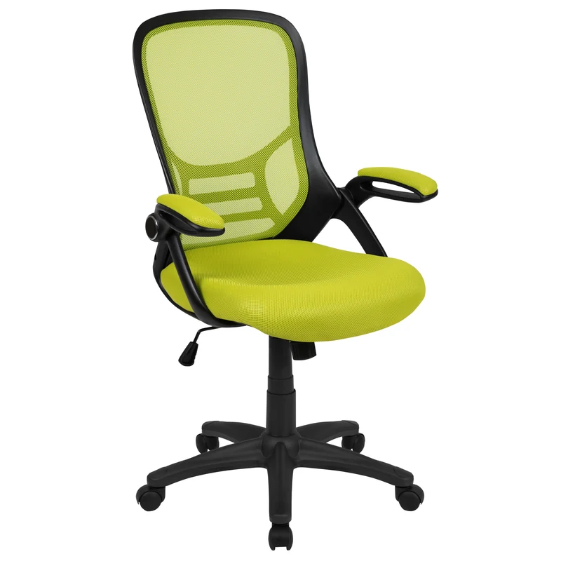 High Back Mesh Ergonomic Office Chair with Flip-up Arms