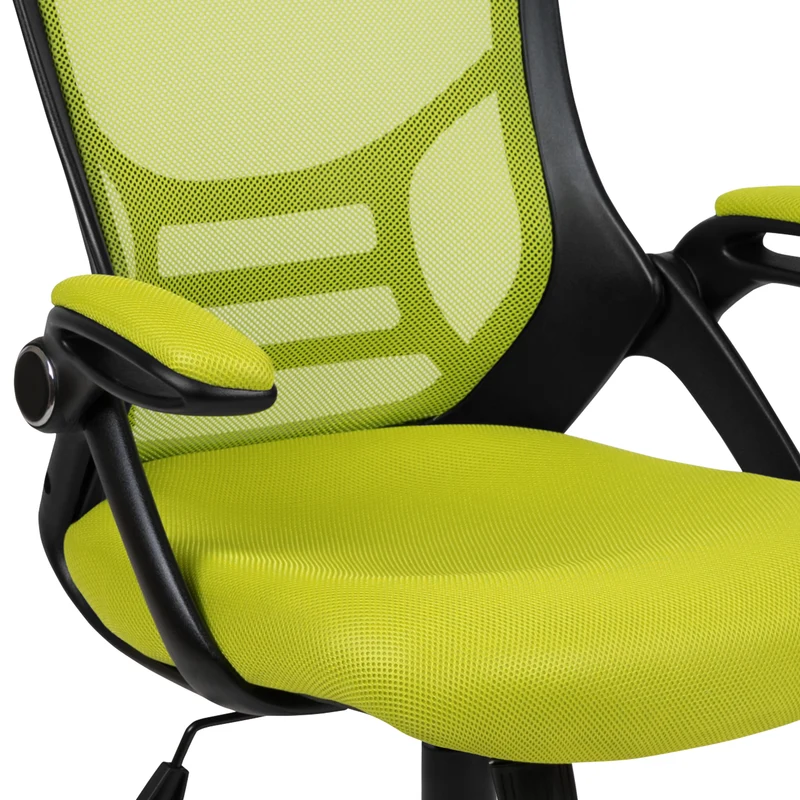 High Back Mesh Ergonomic Office Chair with Flip-up Arms