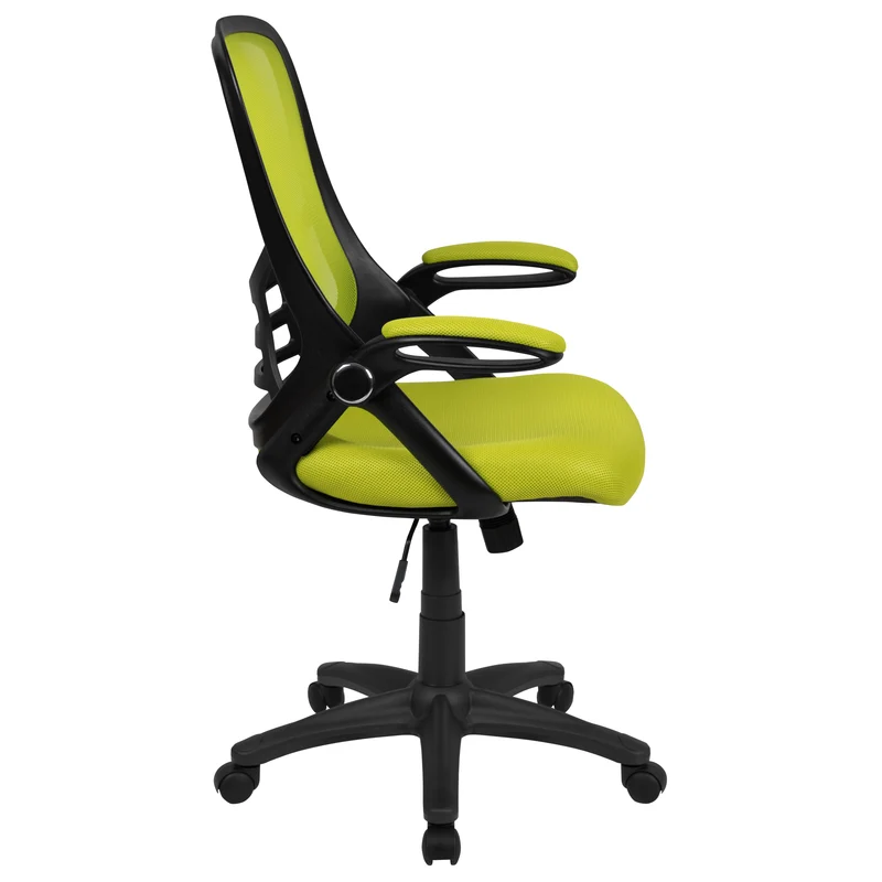 High Back Mesh Ergonomic Office Chair with Flip-up Arms