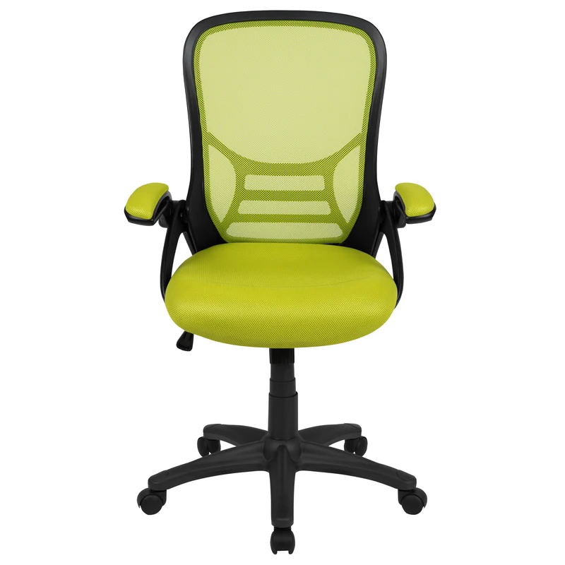 High Back Mesh Ergonomic Office Chair with Flip-up Arms