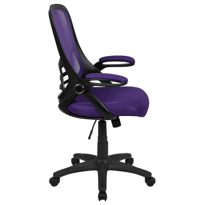 High Back Mesh Ergonomic Office Chair with Flip-up Arms