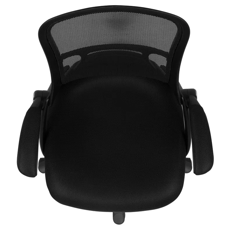 High Back Mesh Ergonomic Office Chair with Flip-up Arms