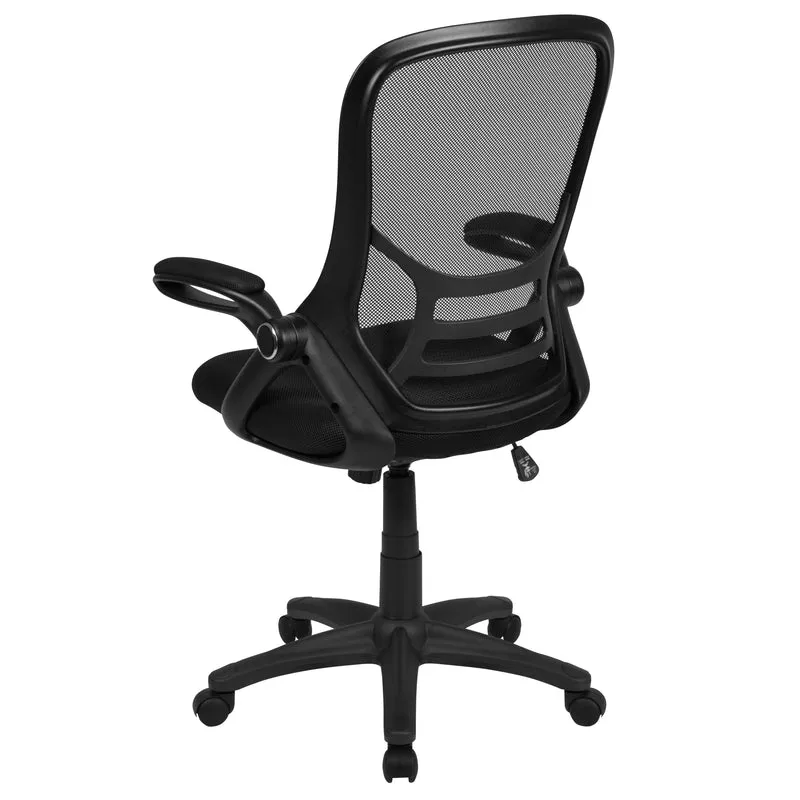 High Back Mesh Ergonomic Office Chair with Flip-up Arms