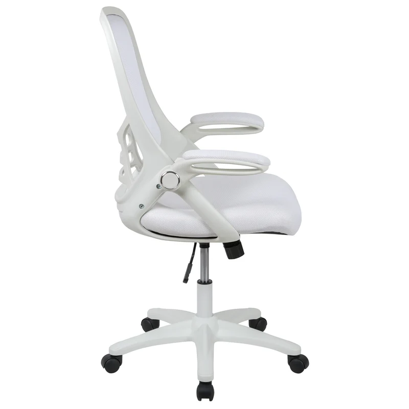 High Back Mesh Ergonomic Office Chair with Flip-up Arms