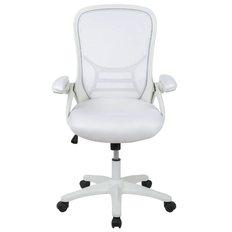 High Back Mesh Ergonomic Office Chair with Flip-up Arms