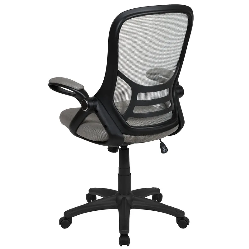High Back Mesh Ergonomic Office Chair with Flip-up Arms