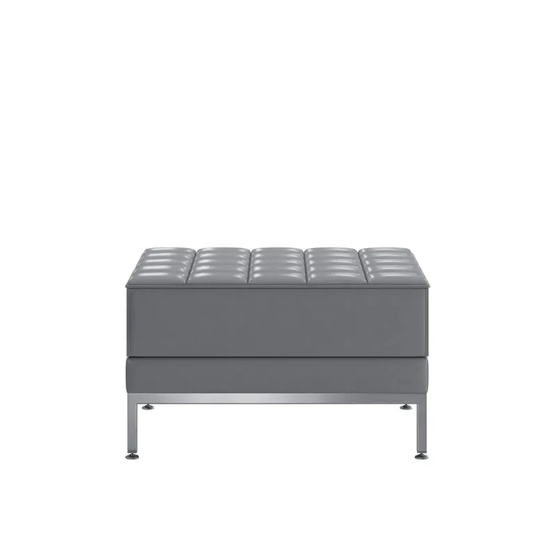 LeatherSoftSoft Quilted Tufted Living Room/Reception Ottoman