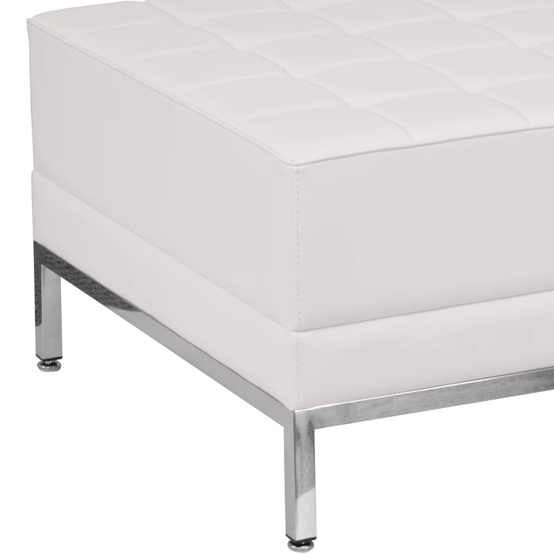 LeatherSoftSoft Quilted Tufted Living Room/Reception Ottoman