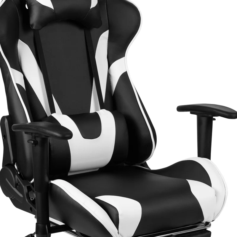 BlackArc Gaming Desk & Chair Set - Cup Holder, Headphone Hook, and Monitor Stand
