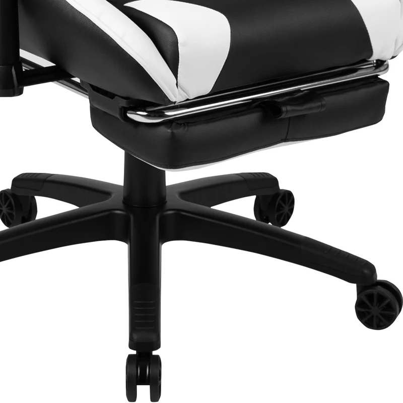 BlackArc Gaming Desk & Chair Set - Cup Holder, Headphone Hook, and Monitor Stand
