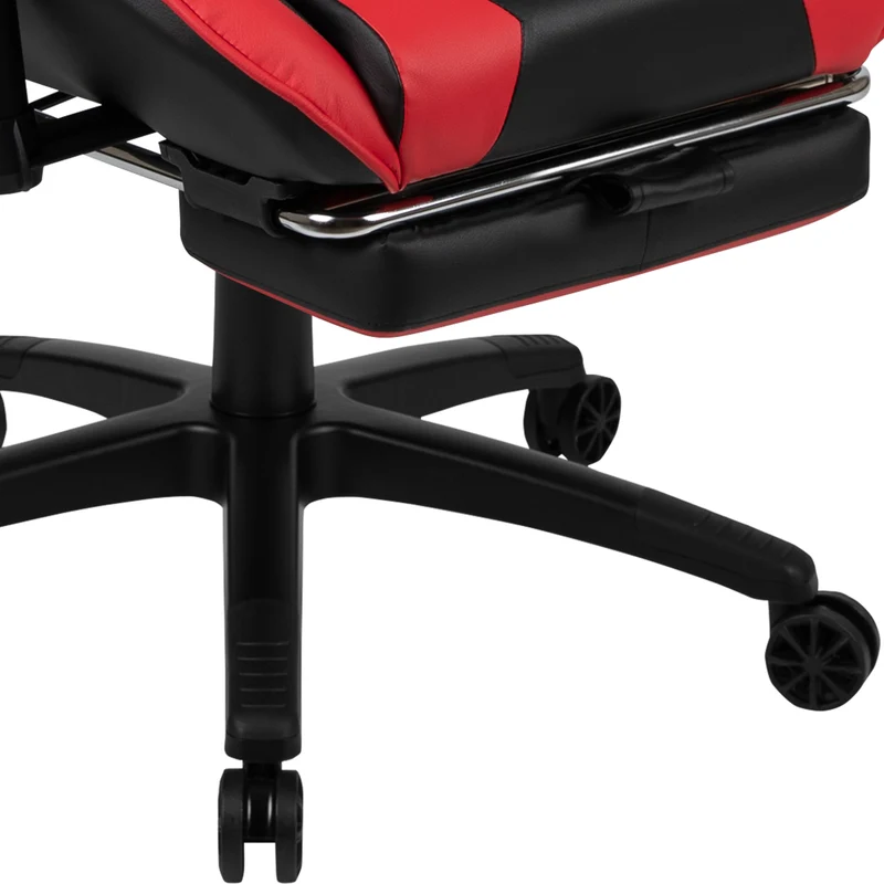 BlackArc Gaming Desk & Chair Set - Cup Holder, Headphone Hook, and Monitor Stand