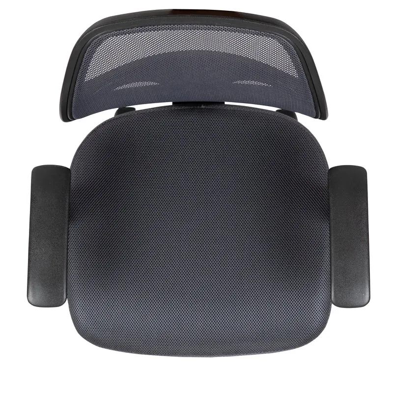 Mid-Back Mesh Swivel Ergonomic Task Office Chair - Arms, BIFMA Certified
