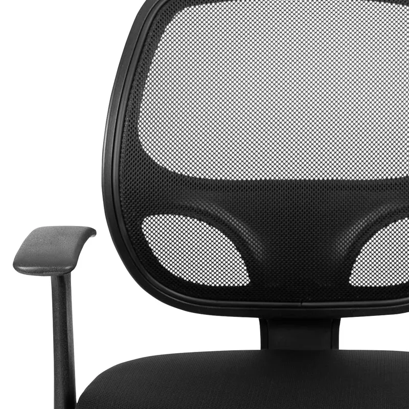 Mid-Back Mesh Swivel Ergonomic Task Office Chair - Arms, BIFMA Certified