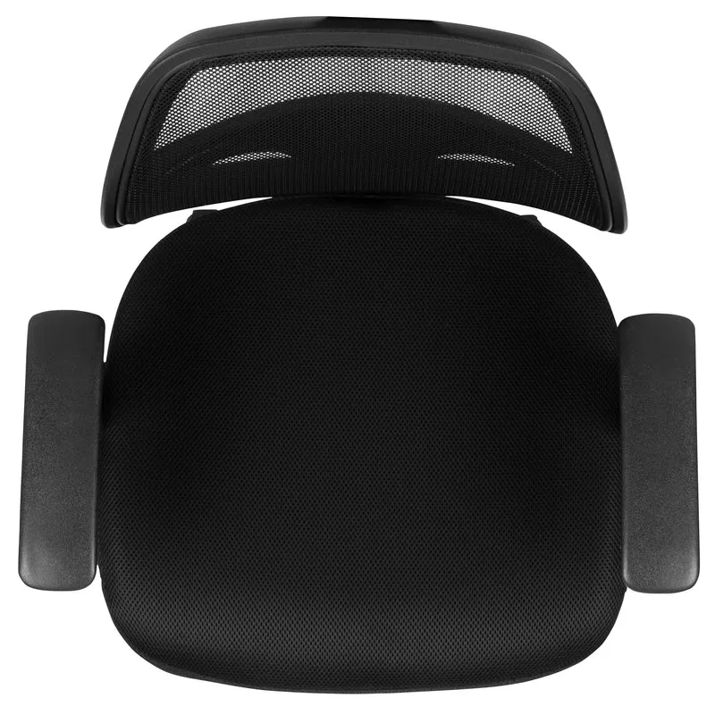 Mid-Back Mesh Swivel Ergonomic Task Office Chair - Arms, BIFMA Certified