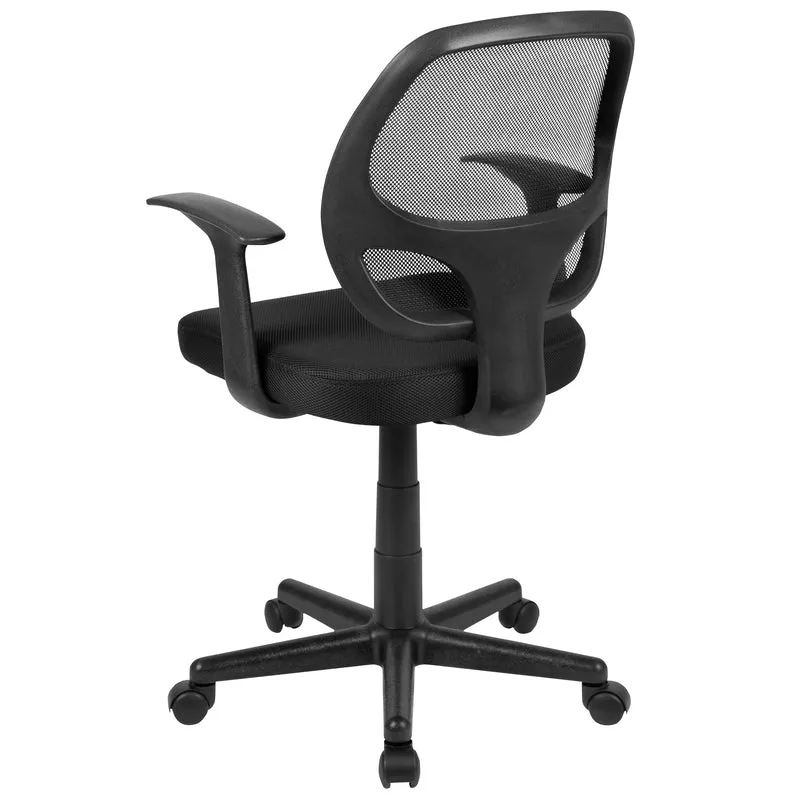 Mid-Back Mesh Swivel Ergonomic Task Office Chair - Arms, BIFMA Certified