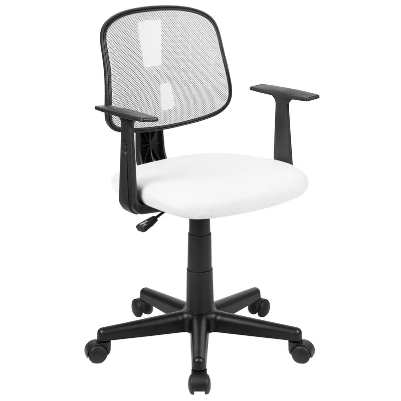 Pivot Back Mesh Swivel Task Office Chair with Arms, BIFMA Certified