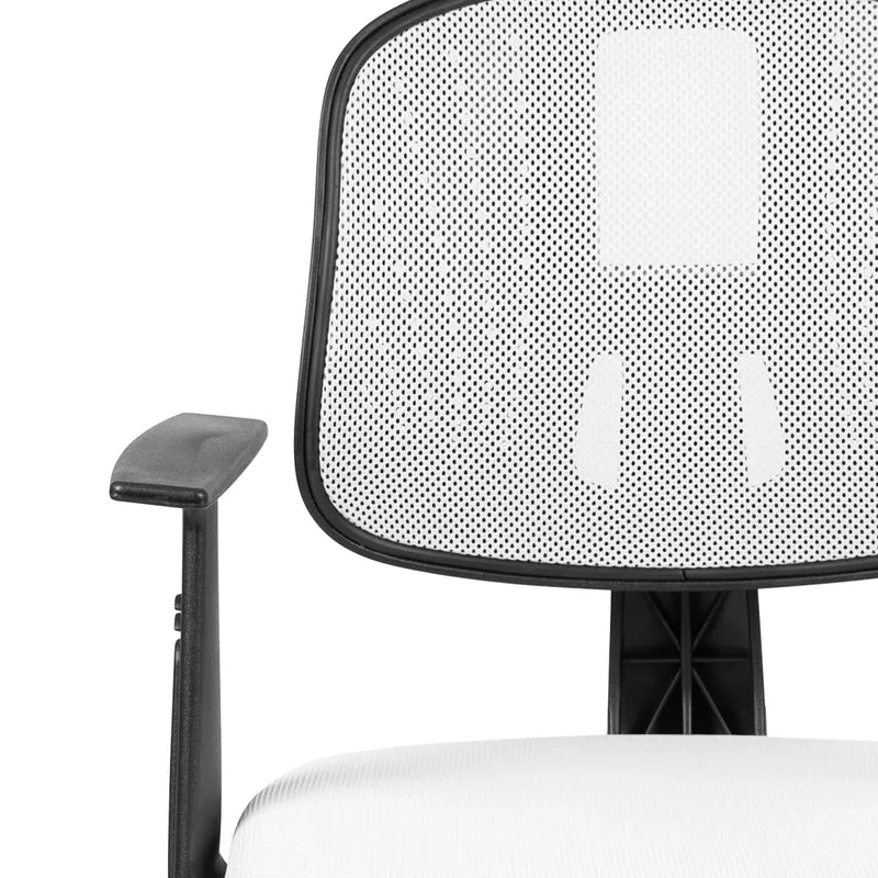 Pivot Back Mesh Swivel Task Office Chair with Arms, BIFMA Certified