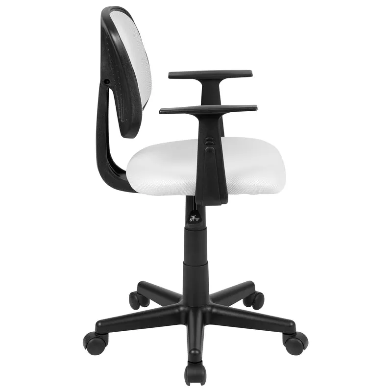 Pivot Back Mesh Swivel Task Office Chair with Arms, BIFMA Certified