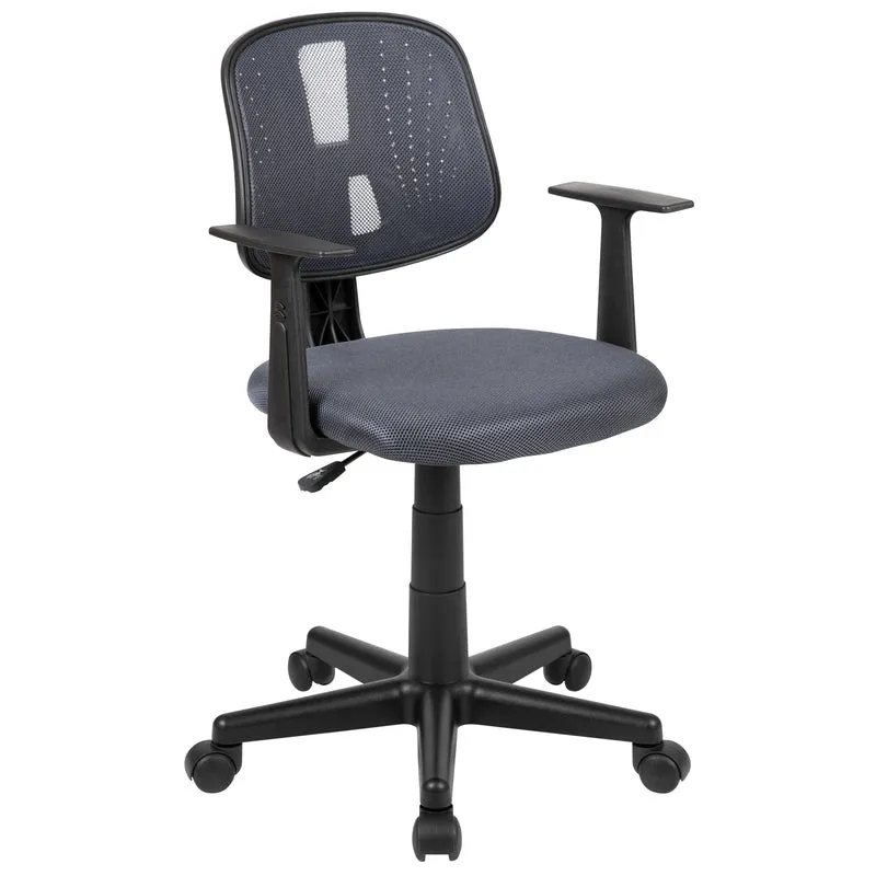 Pivot Back Mesh Swivel Task Office Chair with Arms, BIFMA Certified