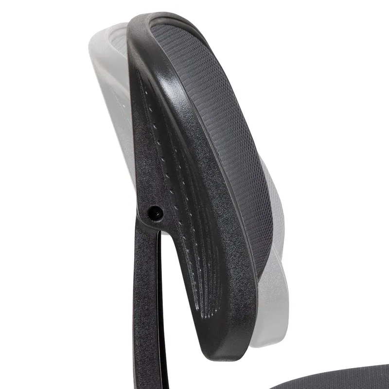 Pivot Back Mesh Swivel Task Office Chair with Arms, BIFMA Certified