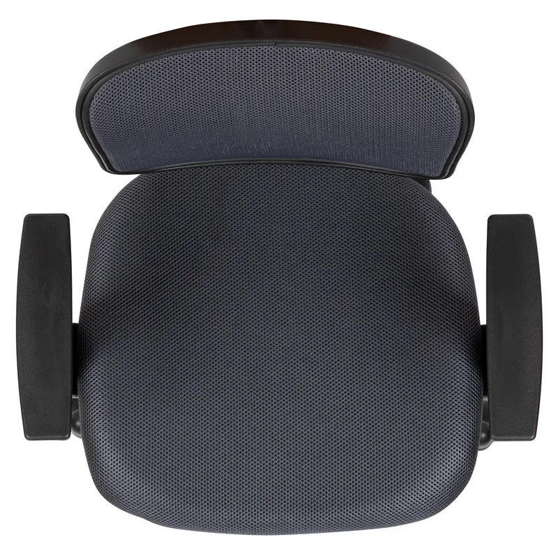 Pivot Back Mesh Swivel Task Office Chair with Arms, BIFMA Certified