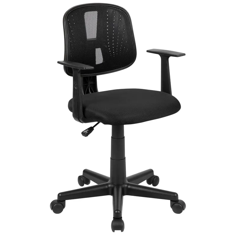 Pivot Back Mesh Swivel Task Office Chair with Arms, BIFMA Certified