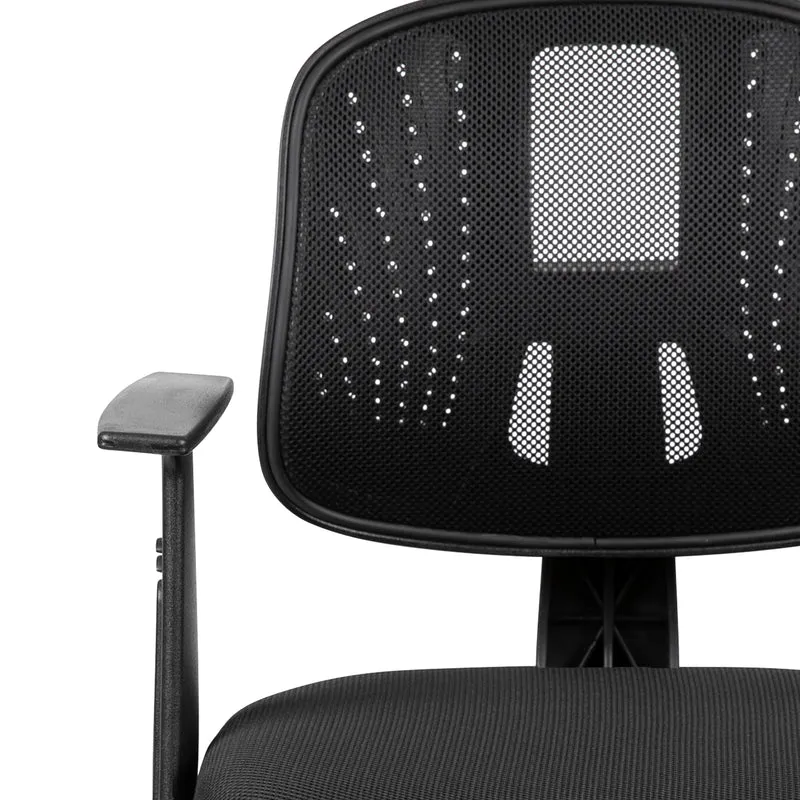 Pivot Back Mesh Swivel Task Office Chair with Arms, BIFMA Certified