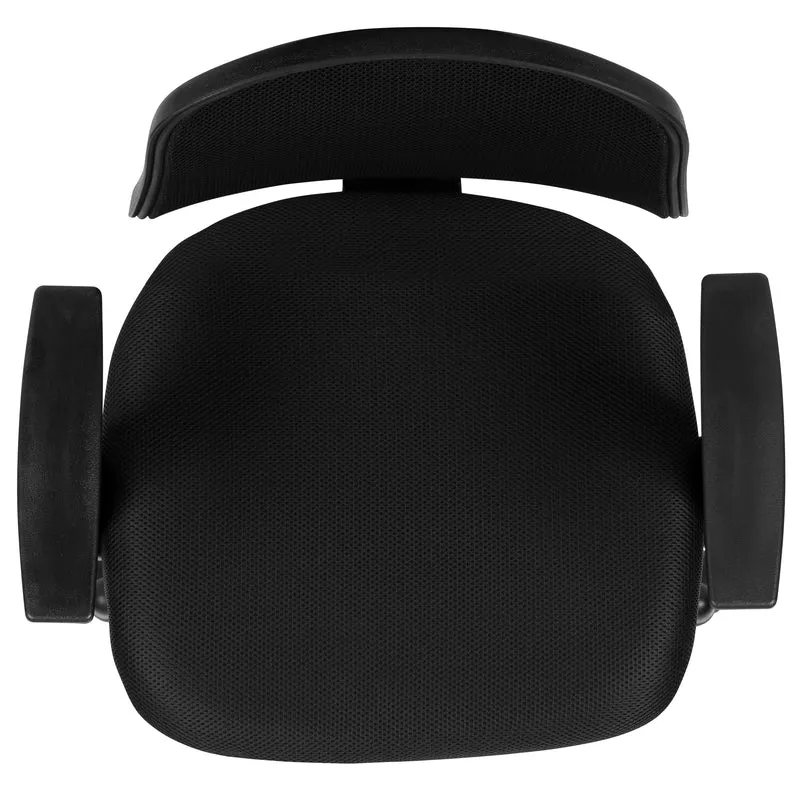 Pivot Back Mesh Swivel Task Office Chair with Arms, BIFMA Certified