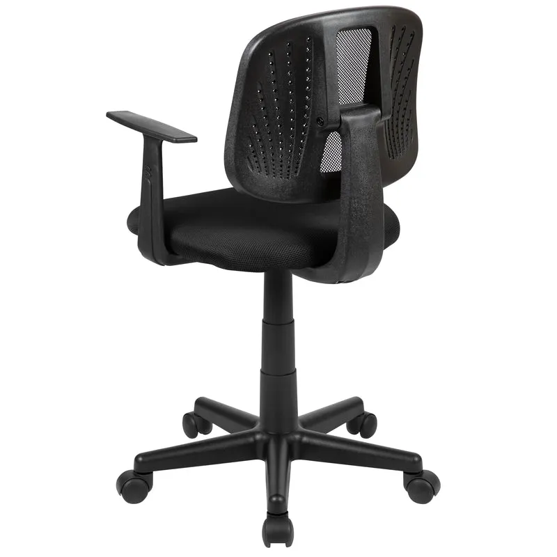 Pivot Back Mesh Swivel Task Office Chair with Arms, BIFMA Certified