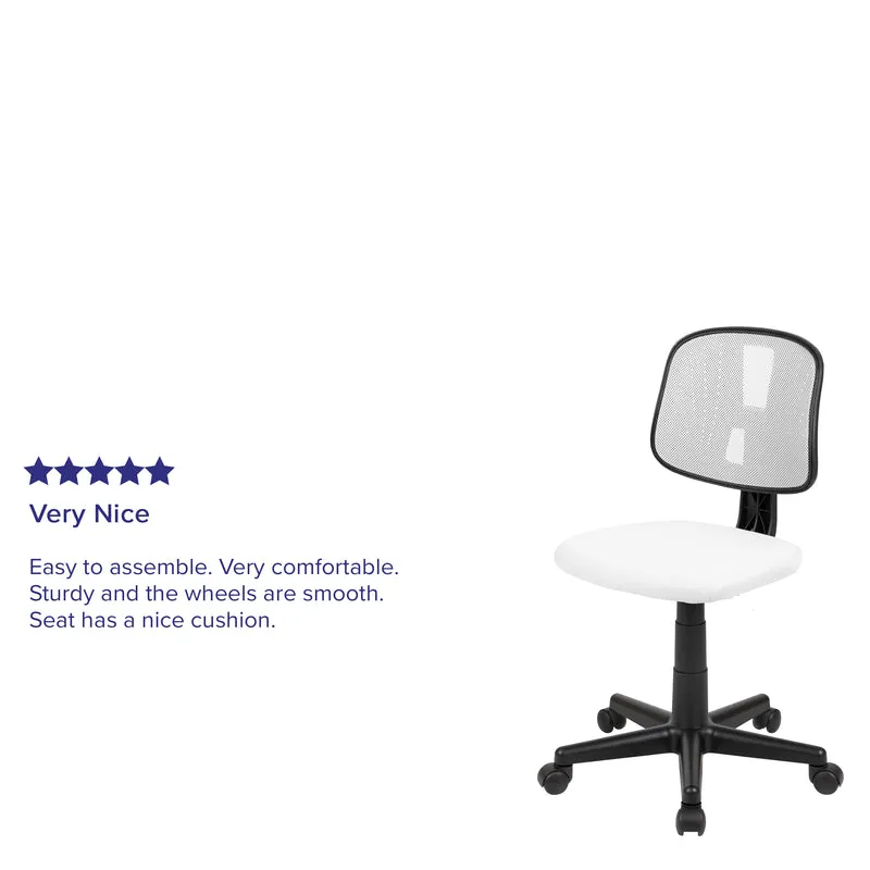 Mid-Back Mesh Swivel Task Office Chair with Pivot Back, BIFMA Certified