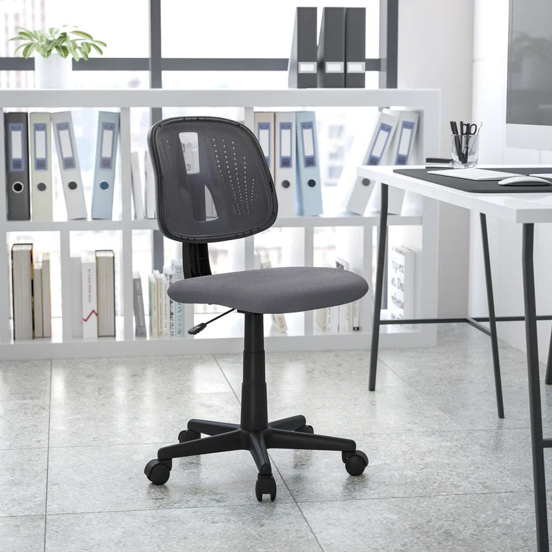 Mid-Back Mesh Swivel Task Office Chair with Pivot Back, BIFMA Certified