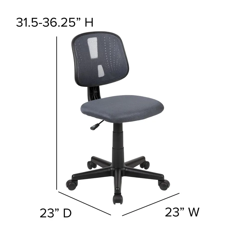 Mid-Back Mesh Swivel Task Office Chair with Pivot Back, BIFMA Certified