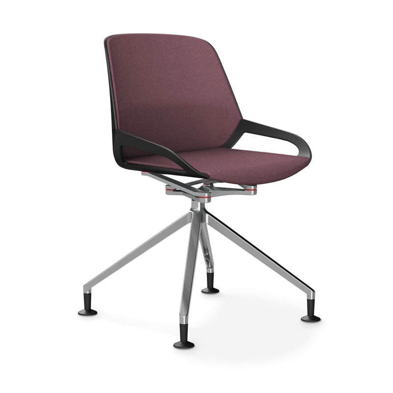 Aeris Numo Comfort Fußkreuz Gleiter Sitzbezug hellviolett meliert