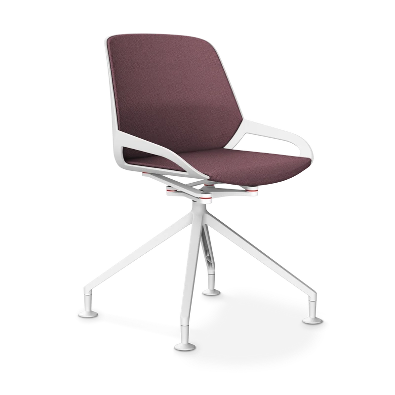 Aeris Numo Comfort Fußkreuz Gleiter Sitzbezug hellviolett meliert