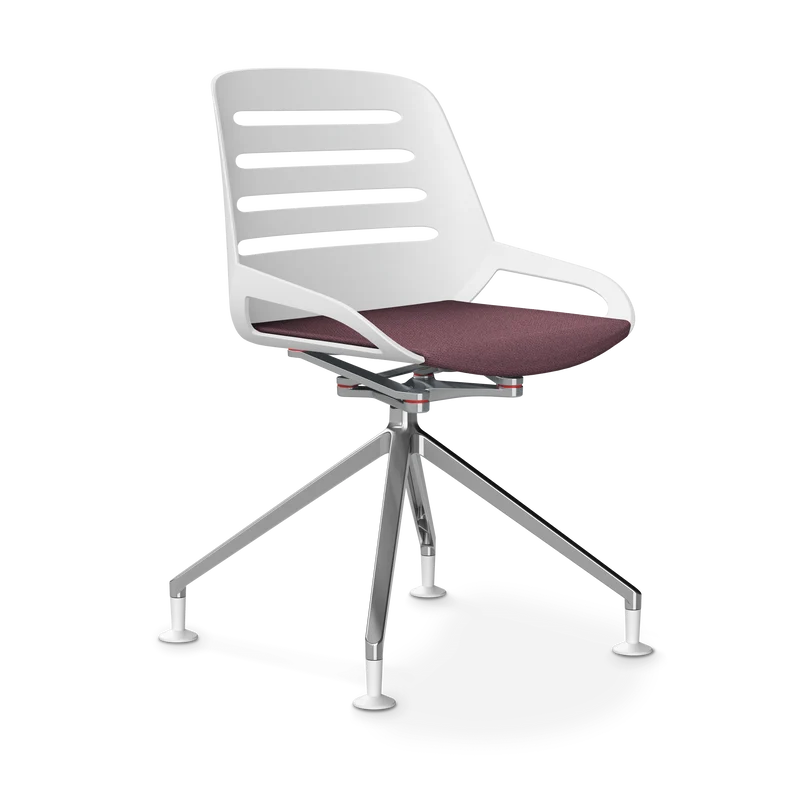 Aeris Numo Comfort Fußkreuz Gleiter Sitzbezug hellviolett meliert