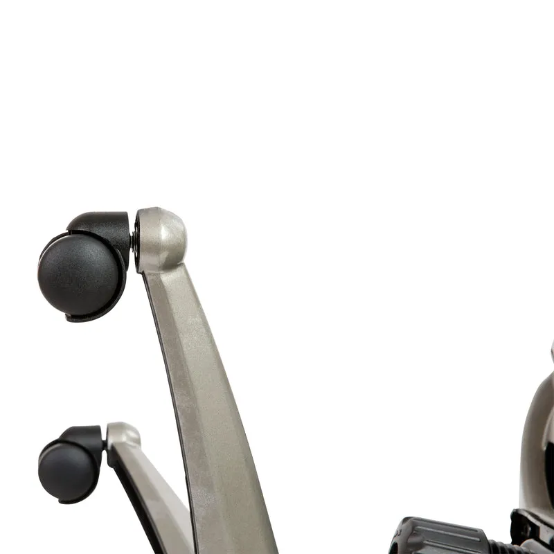 Mid-Back Transparent Mesh Executive Swivel Office Chair with Flip-Up Arms