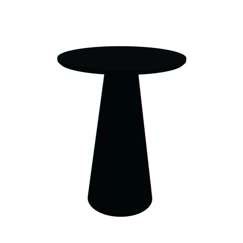 Conic Beistelltisch, hoch, schwarz