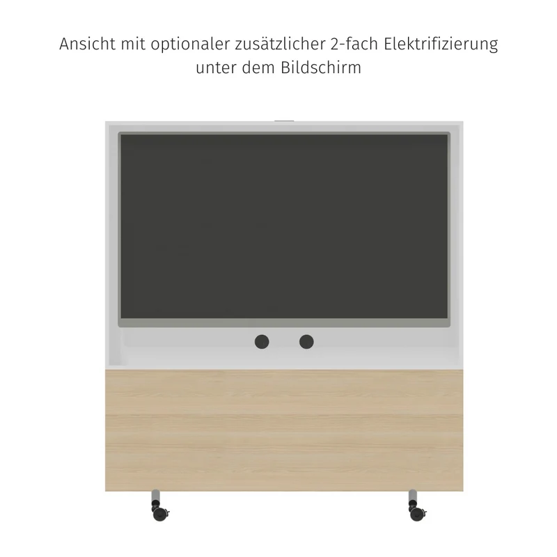 Sedus se:lab monitor wall Monitorwand auf Rollen