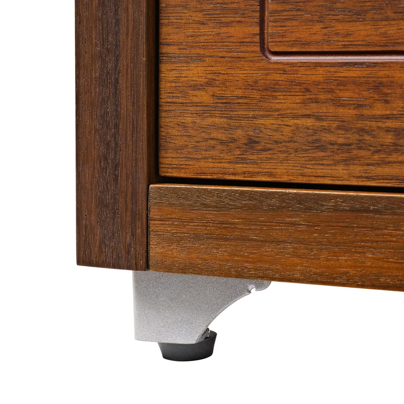 19" File Storage Cabinet, Dark Walnut