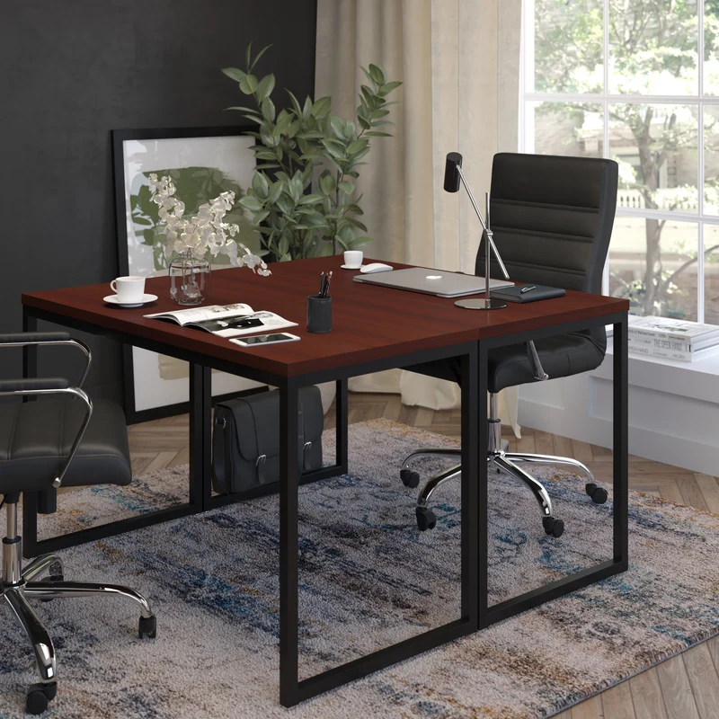 Industrial Modern Desk-47"L Commercial Grade Home Office Desk