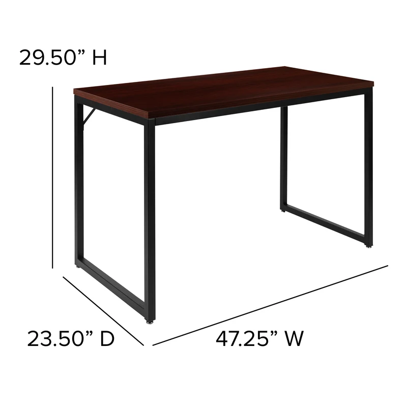 Industrial Modern Desk-47"L Commercial Grade Home Office Desk
