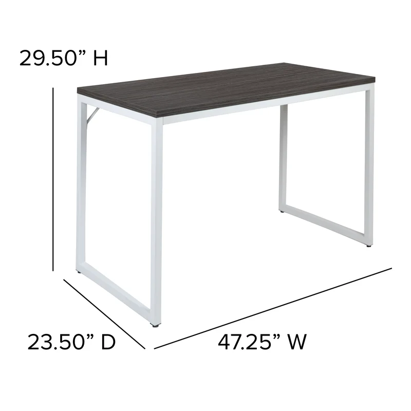 Industrial Modern Desk-47"L Commercial Grade Home Office Desk
