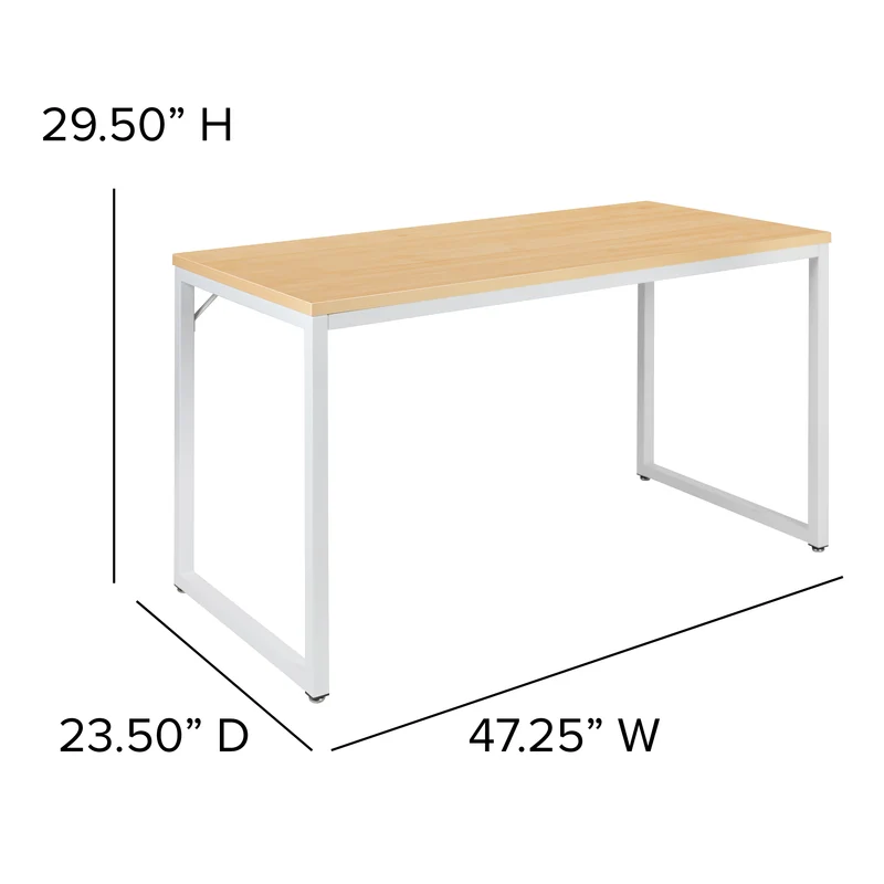 Industrial Modern Desk-47"L Commercial Grade Home Office Desk