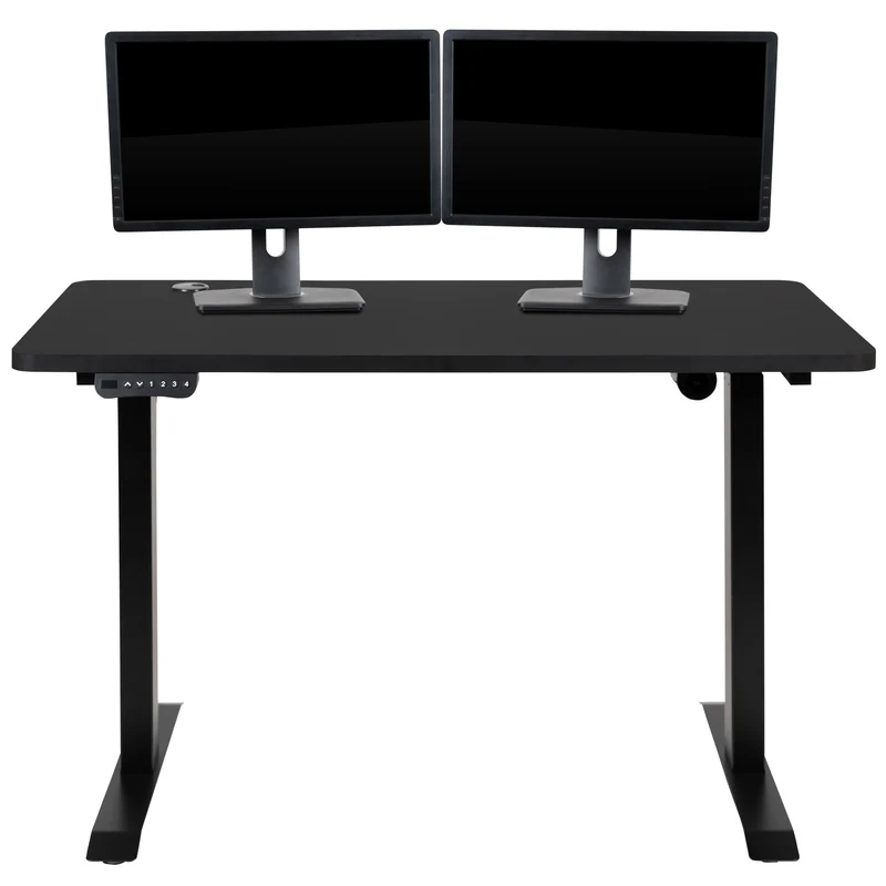 Electric Height Adjustable Standing Desk - 48" Wide x 24" Deep