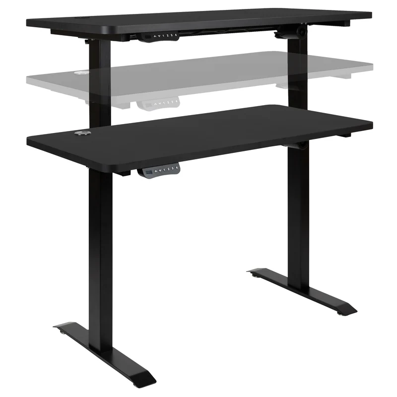 Electric Height Adjustable Standing Desk - 48" Wide x 24" Deep
