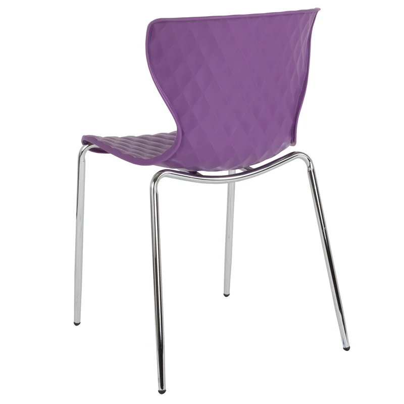Contemporary Design Accent Dining Plastic Stack Chair