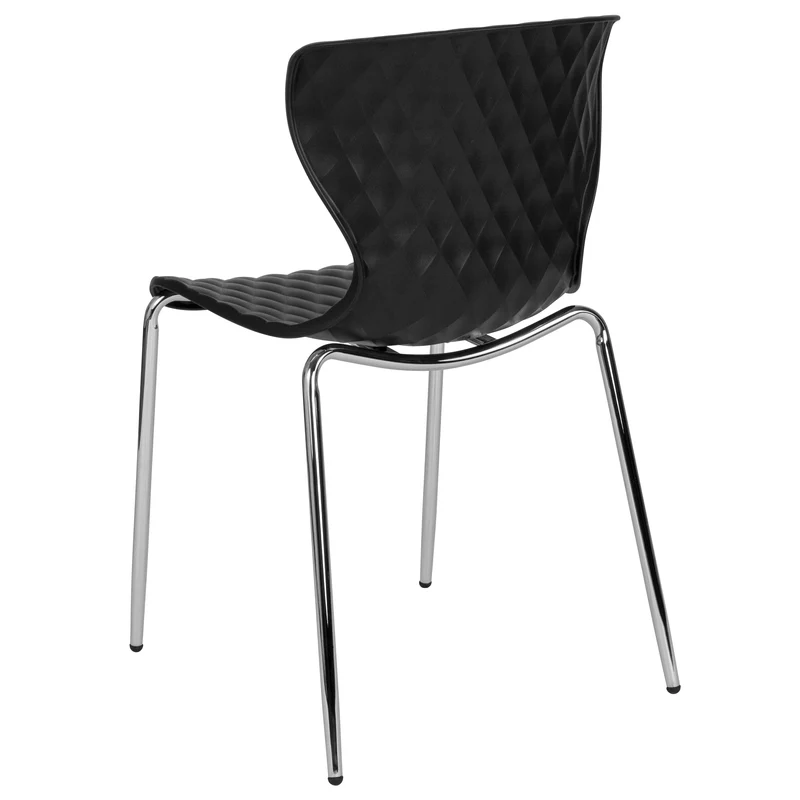 Contemporary Design Accent Dining Plastic Stack Chair