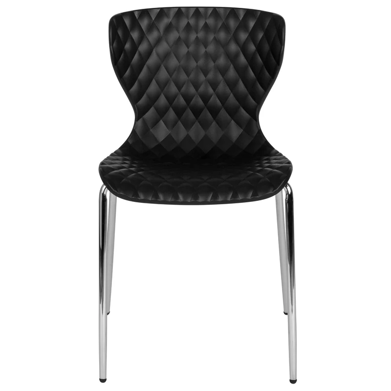 Contemporary Design Accent Dining Plastic Stack Chair